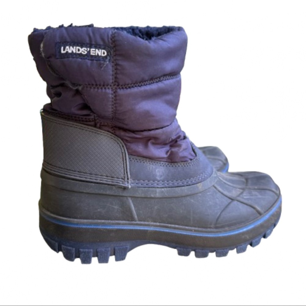 Lands' End Youth Purple Winter Boots